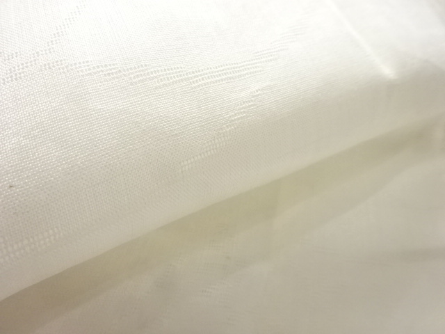  アンティーク　透かし織草葉模様夏用長襦袢